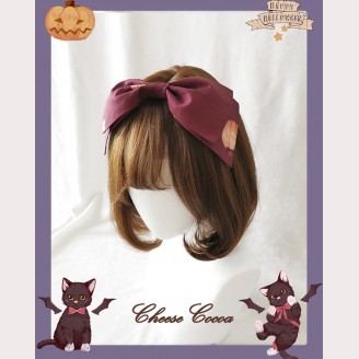 Happy Halloween Vampire Cat Lolita Style Headbow KC (HA02)